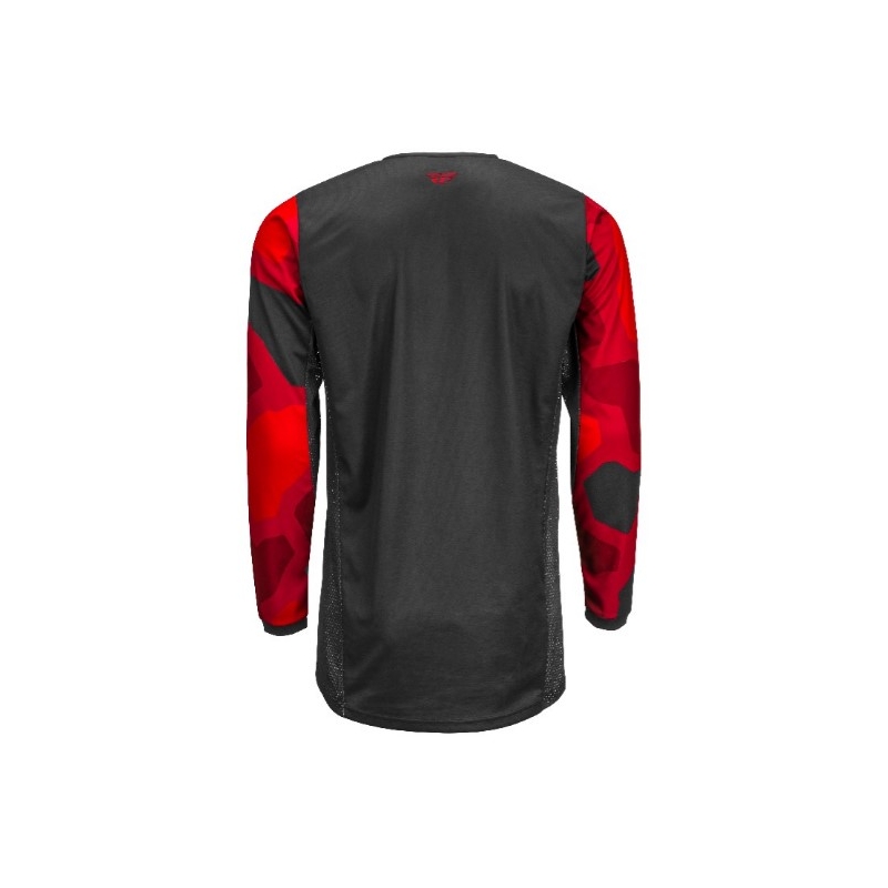 Motocross Jersey FLY Racing Kinetic K221 2021 piros-fekete