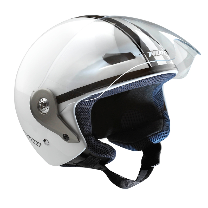 Helma na skútr Nox N605 bílá