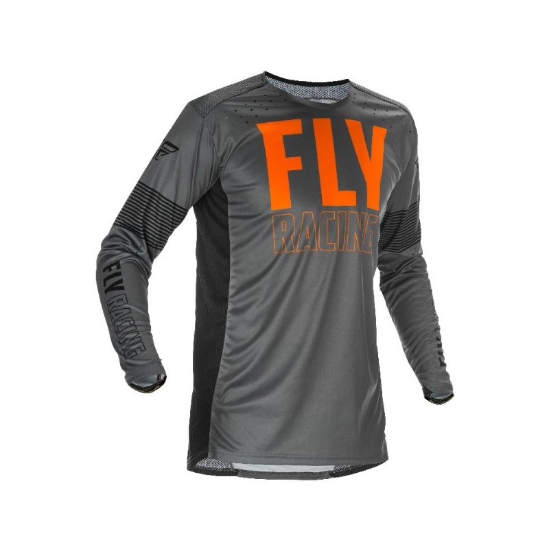 MOTOCROSS JERSEY FLY Racing Lite 2021 szürke-narancs-fekete