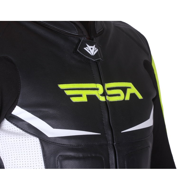 Férfi overál RSA Blade fekete-fehér-neon sárga kiárusítás