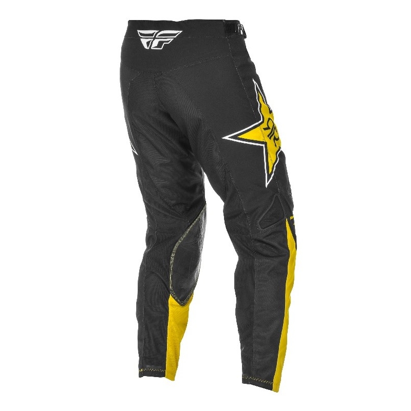 Motocross Pants FLY Racing Kinetic Rockstar 2021 sárga-fekete
