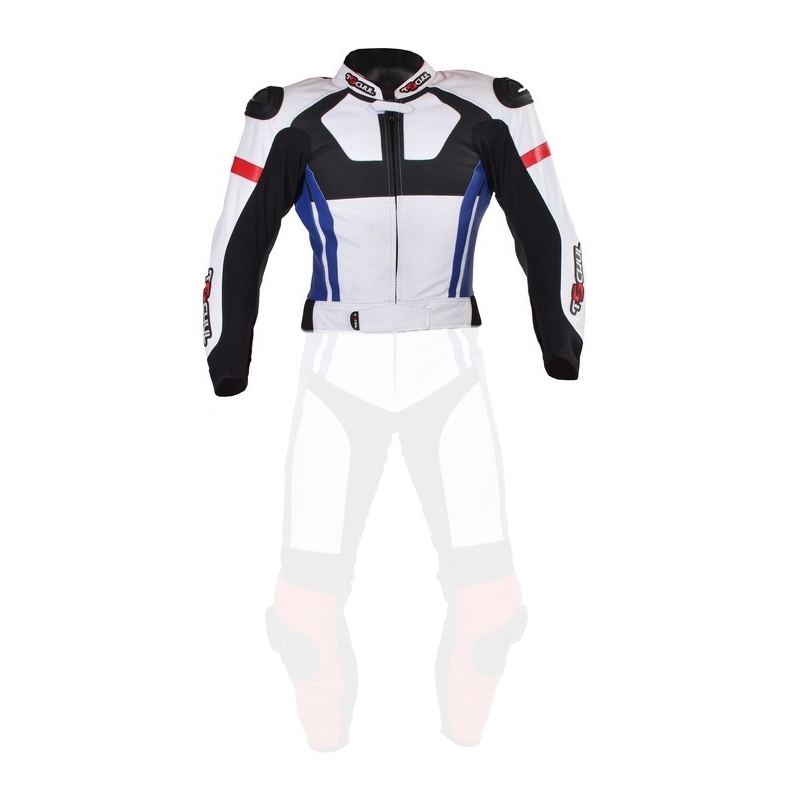 Férfi kabát Tschul 580 fehér-piros-kék-fekete - II.class