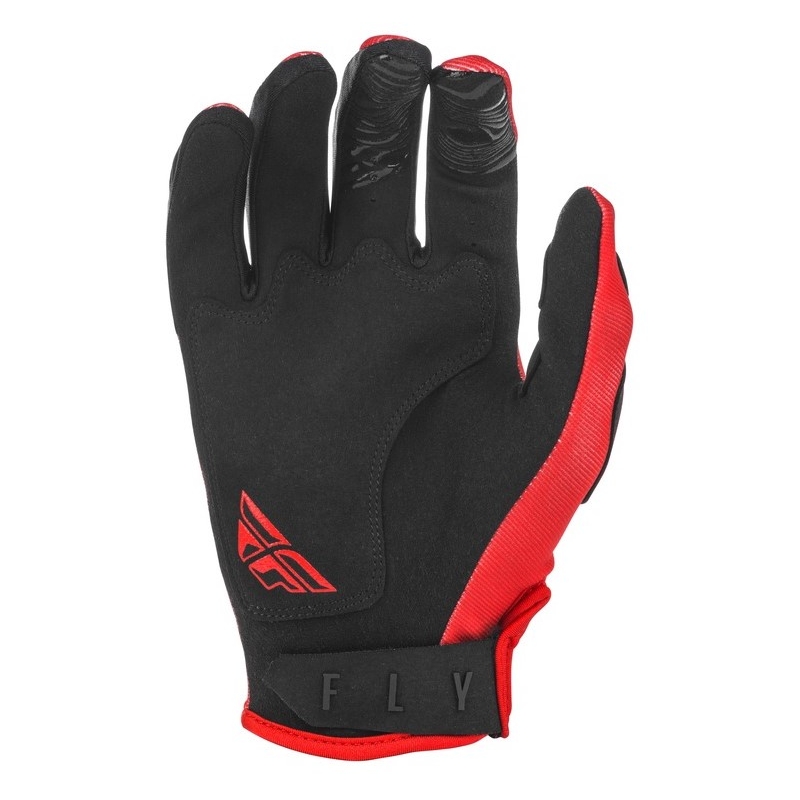 Motocross kesztyű FLY Racing Kinetic K121 piros-szürke-fekete