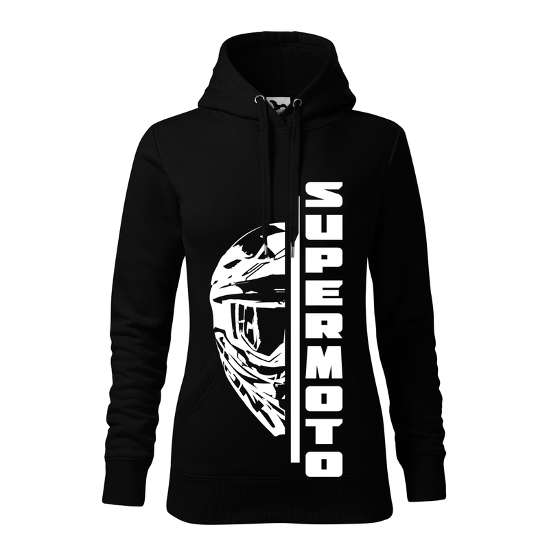 Női pulóver SUPERMOTO fekete kiárusítás