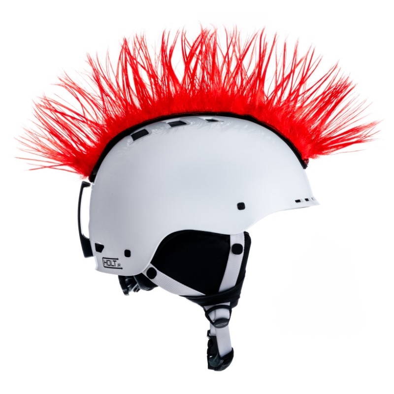 Mohawk sisak punk taréj piros