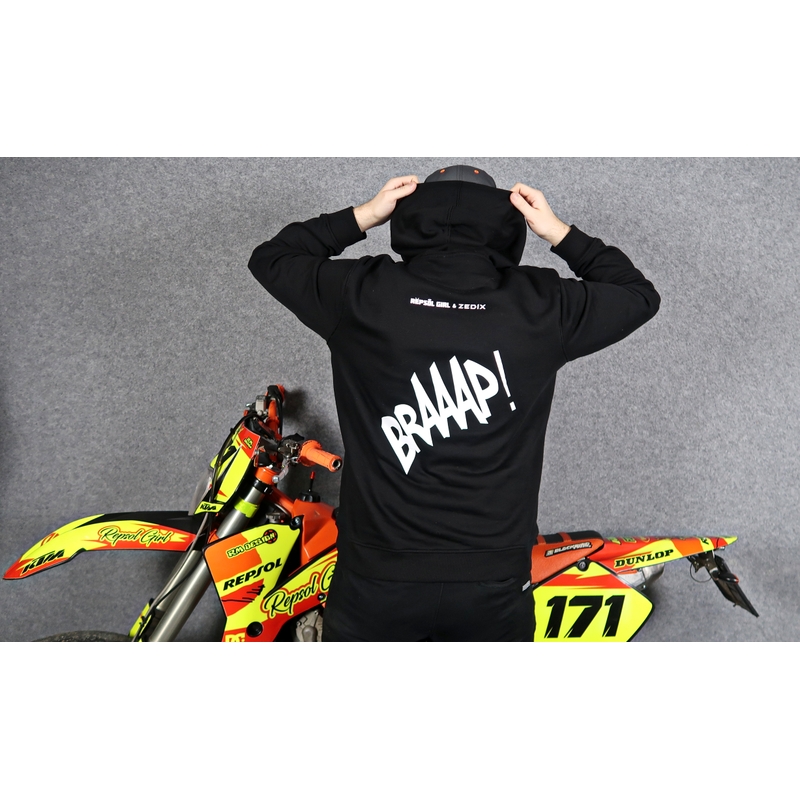 Férfi pulóver SUPERMOTO fekete