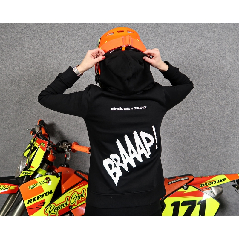 Női pulóver SUPERMOTO fekete kiárusítás