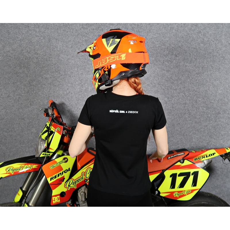 Női póló SUPERMOTO fekete