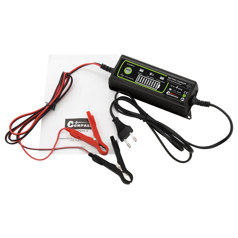 Akkumulátortöltő 12V 4A PB/GEL/AGM/LiFePO4