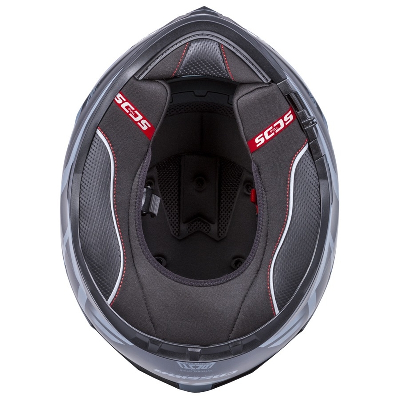 Zárt sisak Cassida Integral GT 2.0 Ikon fekete-szürke kiárusítás