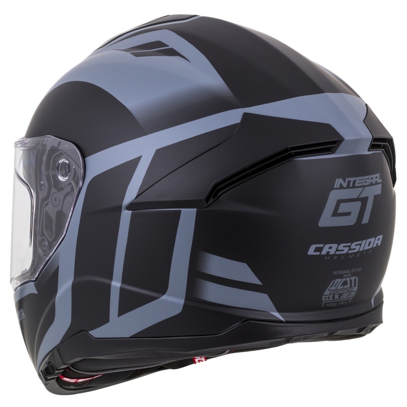 Zárt sisak Cassida Integral GT 2.0 Ikon fekete-szürke kiárusítás