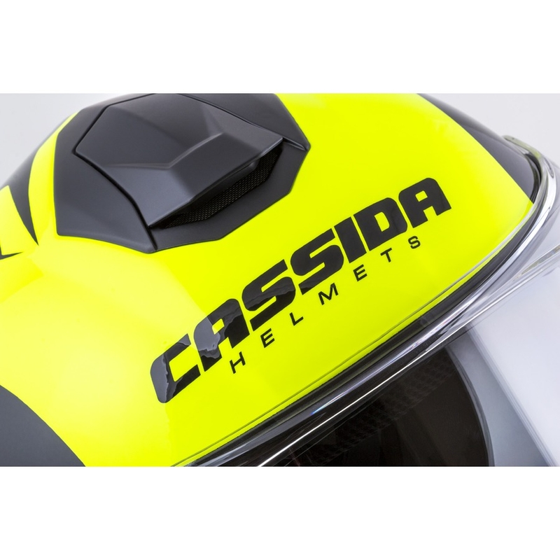 Integrált sisak Cassida Integral GT 2.0 Ikon fekete-fluo sárga