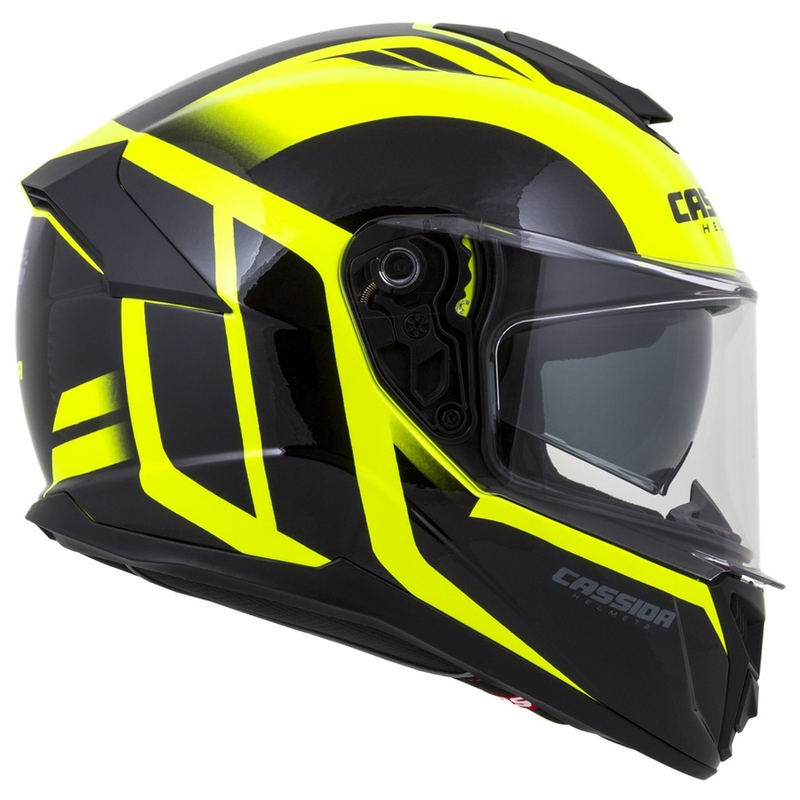 Integrált sisak Cassida Integral GT 2.0 Ikon fekete-fluo sárga