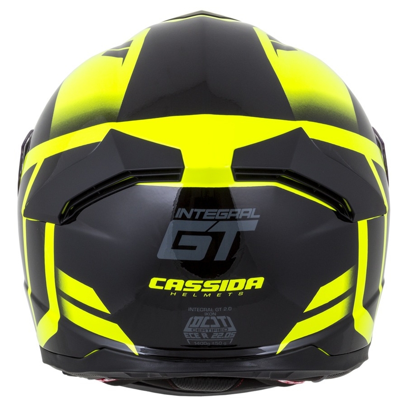 Integrált sisak Cassida Integral GT 2.0 Ikon fekete-fluo sárga