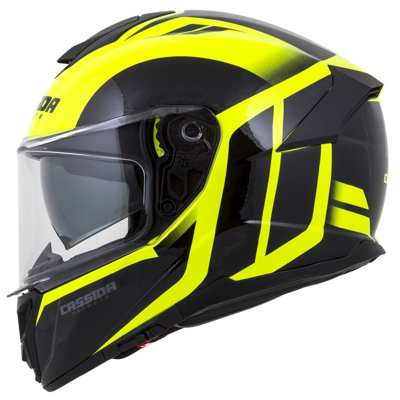 Integrált sisak Cassida Integral GT 2.0 Ikon fekete-fluo sárga