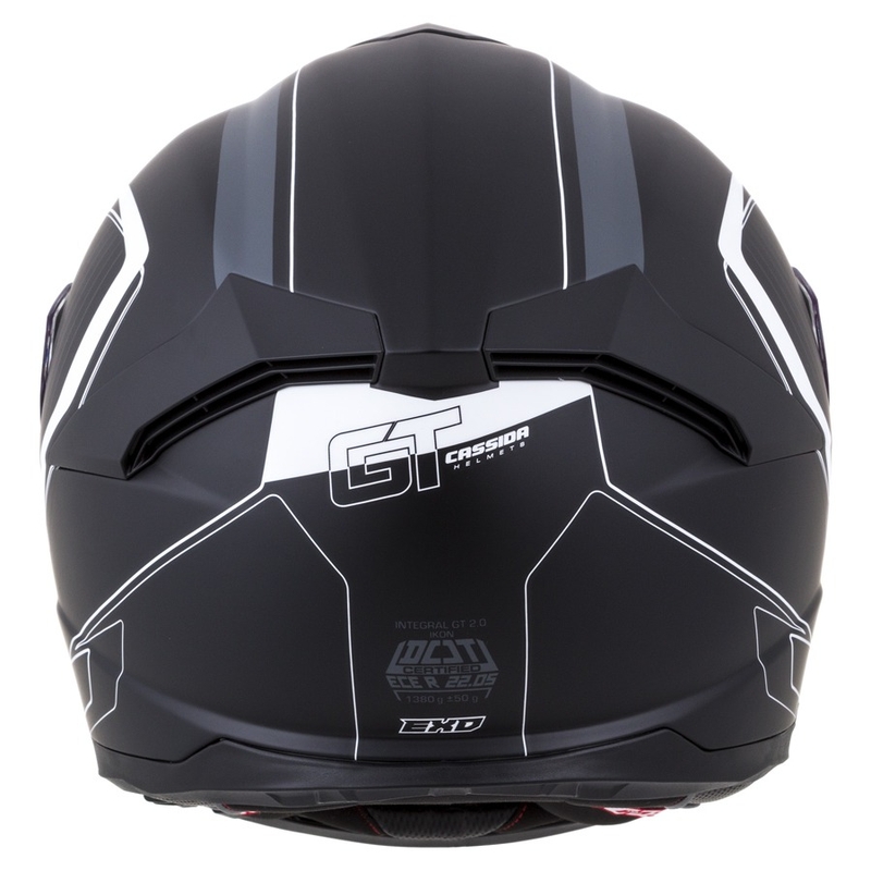 Zárt sisak Cassida Integral GT 2.0 Reptyl fekete-fehér kiárusítás