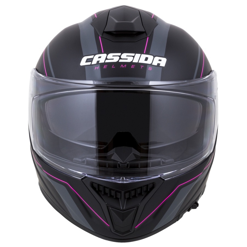 Integrált sisak Cassida Integral GT 2.0 Reptyl fekete-szürke-rózsaszín