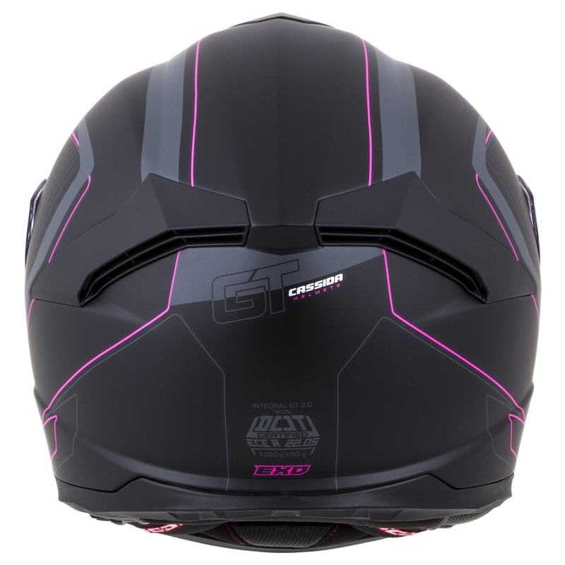 Integrált sisak Cassida Integral GT 2.0 Reptyl fekete-szürke-rózsaszín