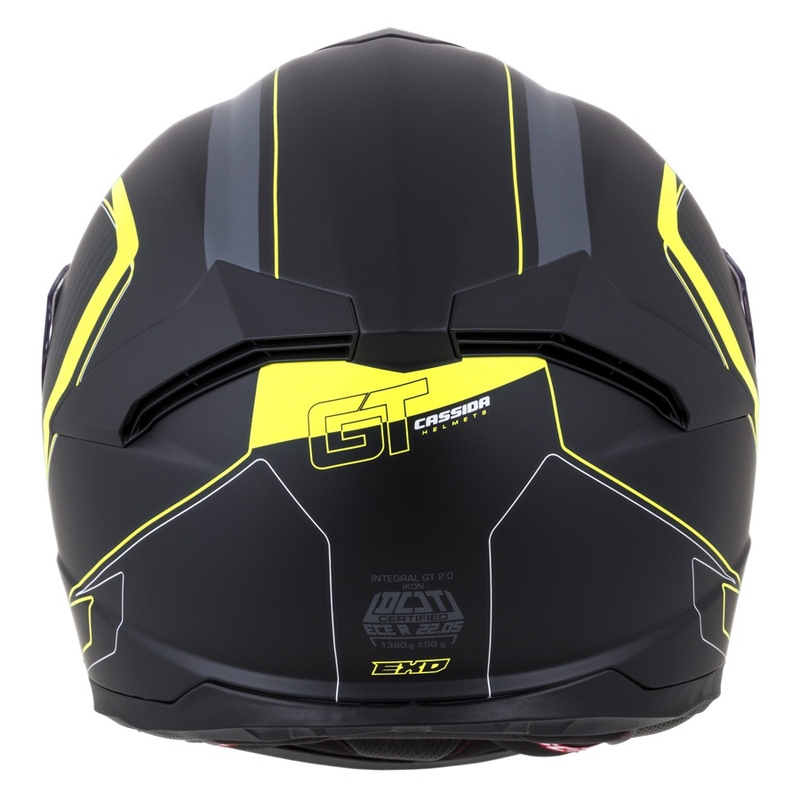 Integrált sisak Cassida Integral GT 2.0 Reptyl fekete-szürke-fluo sárga eladó