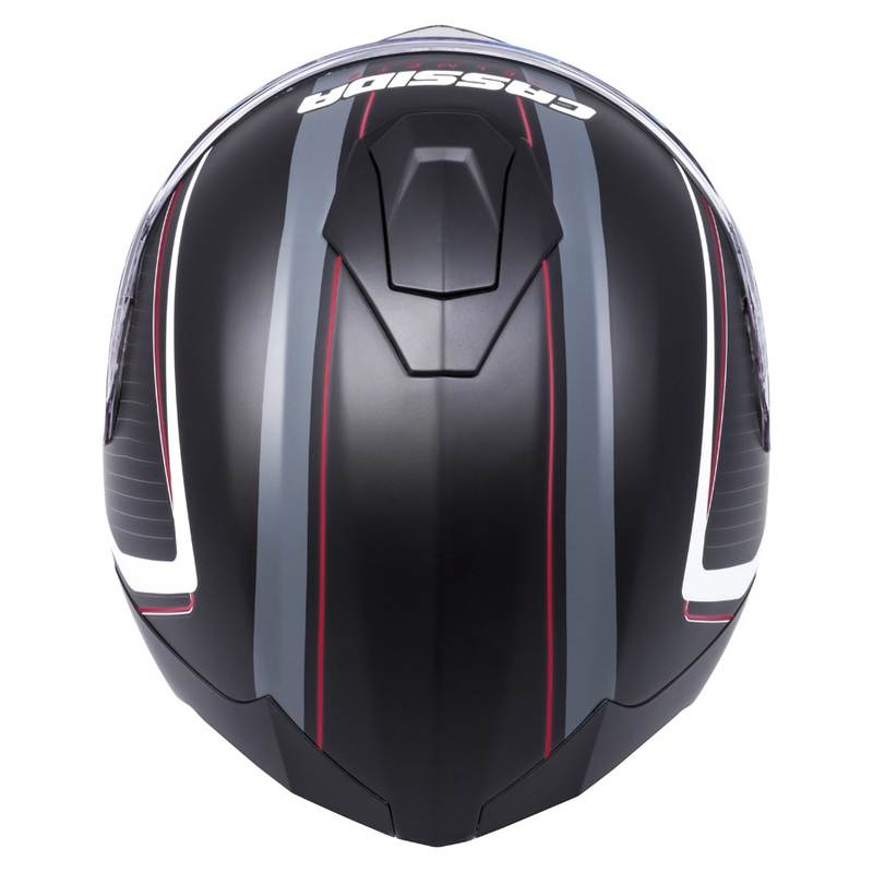 Integrált sisak Cassida Integral GT 2.0 Reptyl fekete-szürke-fehér-piros