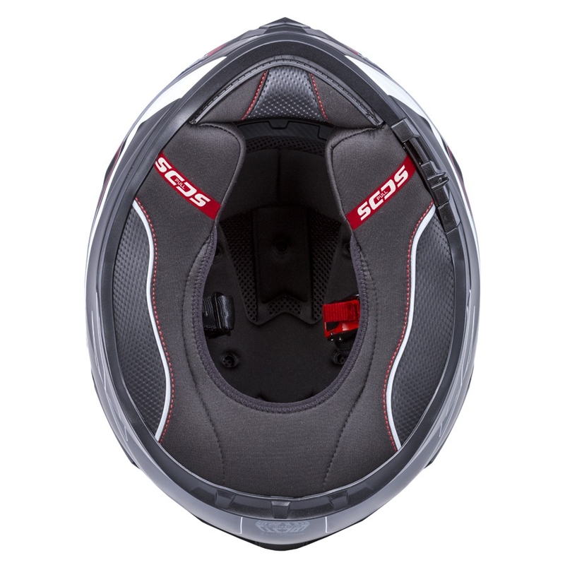 Integrált sisak Cassida Integral GT 2.0 Reptyl fekete-szürke-fehér-piros