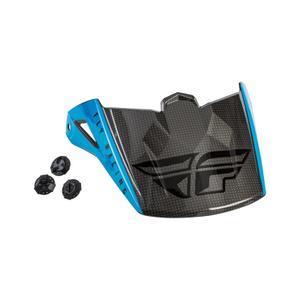 Védőburkolat sisakhoz FLY Racing Kinetic Egyenes egyenes kék-szürke-fekete