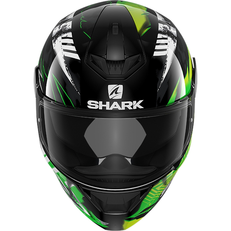 Zárt sisak SHARK D-SKWAL 2 Penxa fekete-fehér-neon zöld kiárusítás