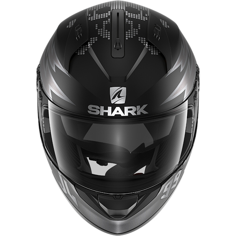 Integrált sisak SHARK RIDILL 1.2 Katalán Bad Boy fekete-szürke