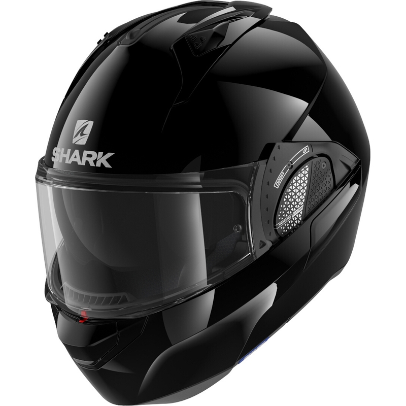 Flip sisak SHARK EVO-GT Üres fekete fényes