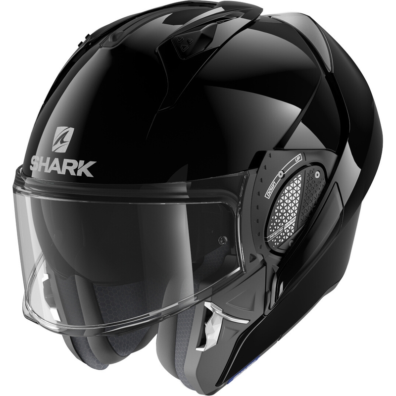 Flip sisak SHARK EVO-GT Üres fekete fényes