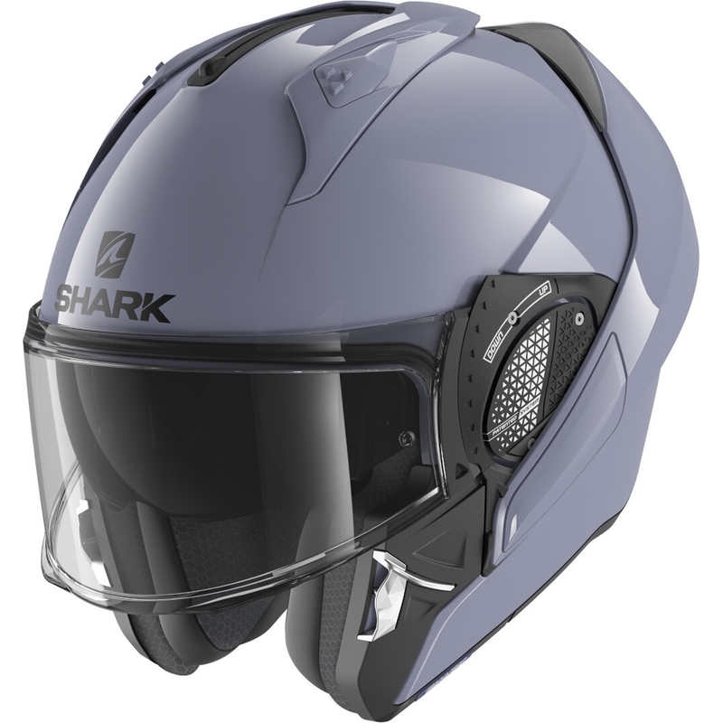 Flip sisak SHARK EVO-GT Üres szürke, magasfényű