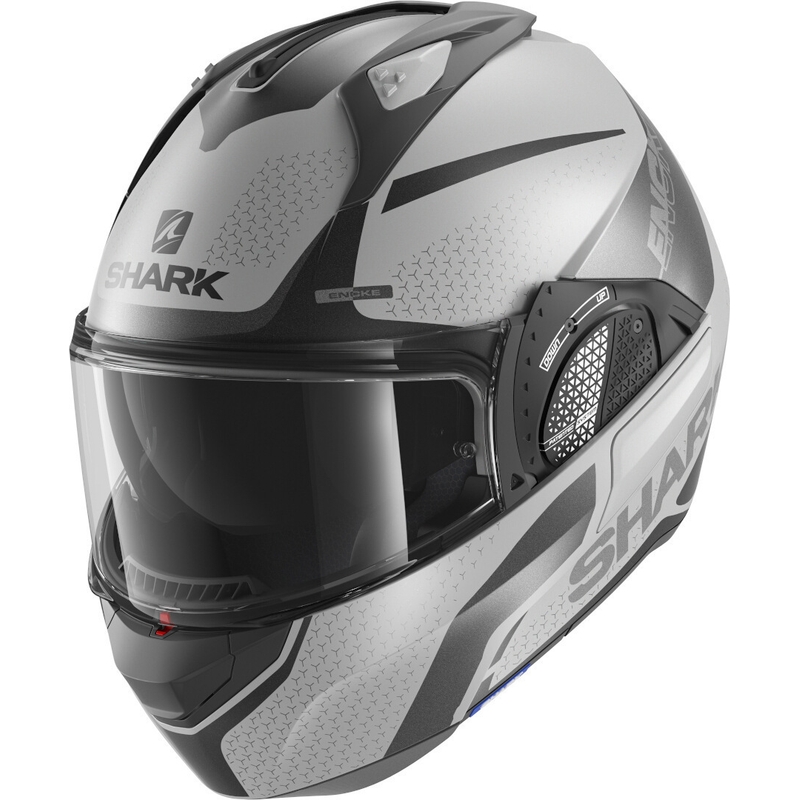 Flip sisak SHARK EVO-GT Encke szürke-fekete kiárusítás