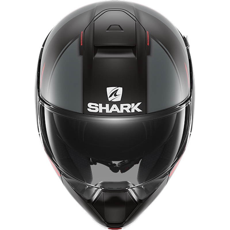Billenő sisak SHARK EVOJET Vyda fekete-szürke-piros