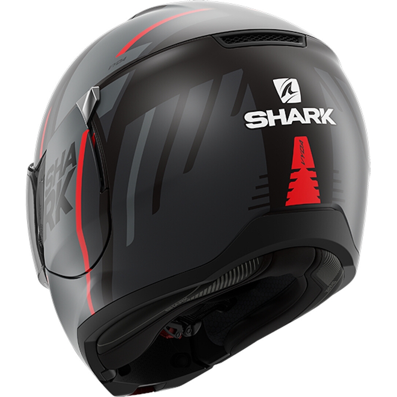 Billenő sisak SHARK EVOJET Vyda fekete-szürke-piros