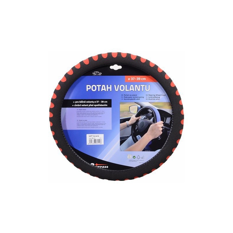 Kormányburkolat SOFT piros