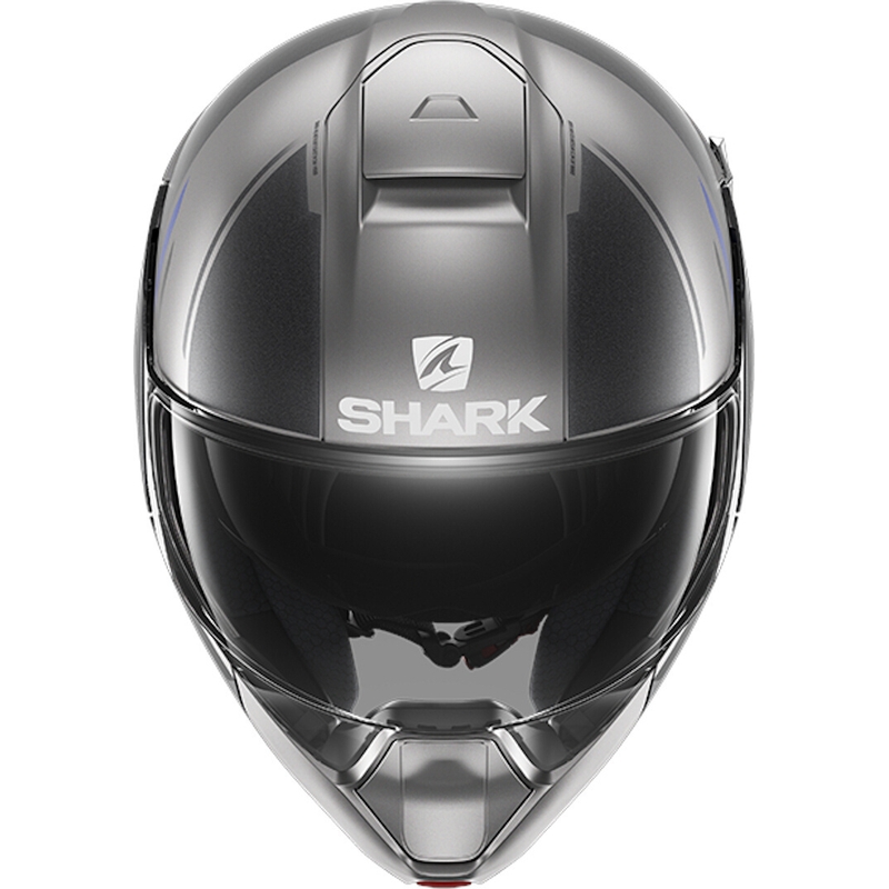 Billenő sisak SHARK EVOJET Vyda szürke-kék