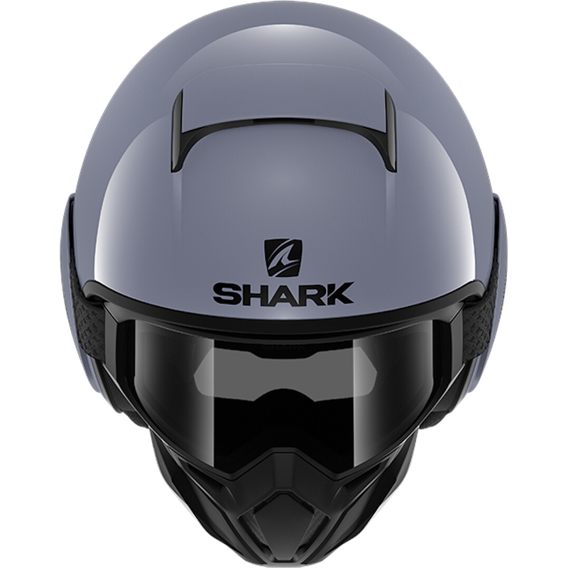 Nyitott sisak SHARK STREET-DRAK Üres szürke