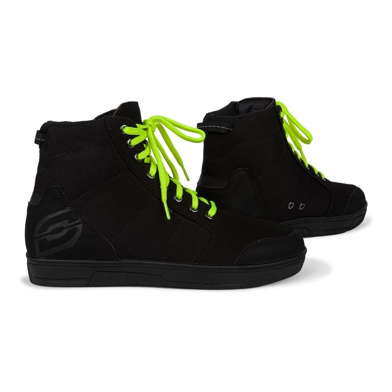Ozone Town motoros cipő fekete-fluo sárga