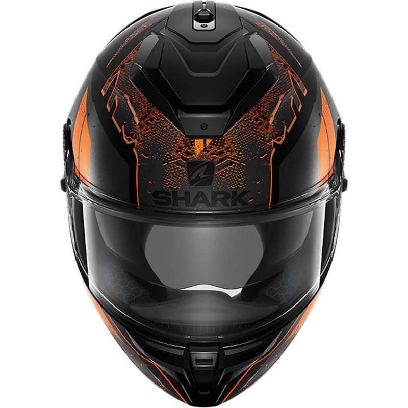 Integrált sisak SHARK SPARTAN GT Ryser fekete-szürke-narancs