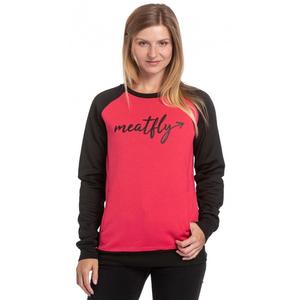 Női pulóver Meatfly Robin fekete-rózsaszín kiárusítás
