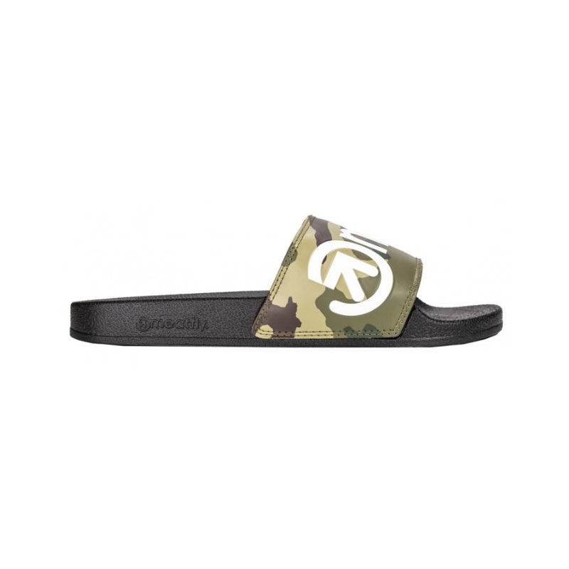 Férfi papucs Húsfű Hudson camo zöld