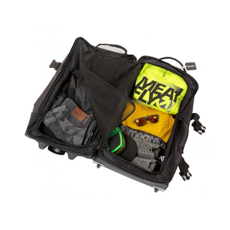 Bőrönd Meatfly Contin 3 fekete