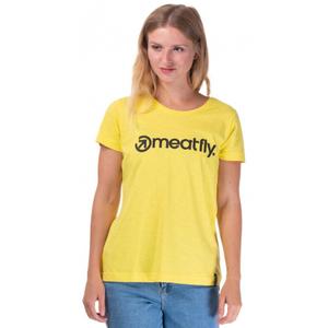 Női póló Meatfly Ladies MF Logó sárga