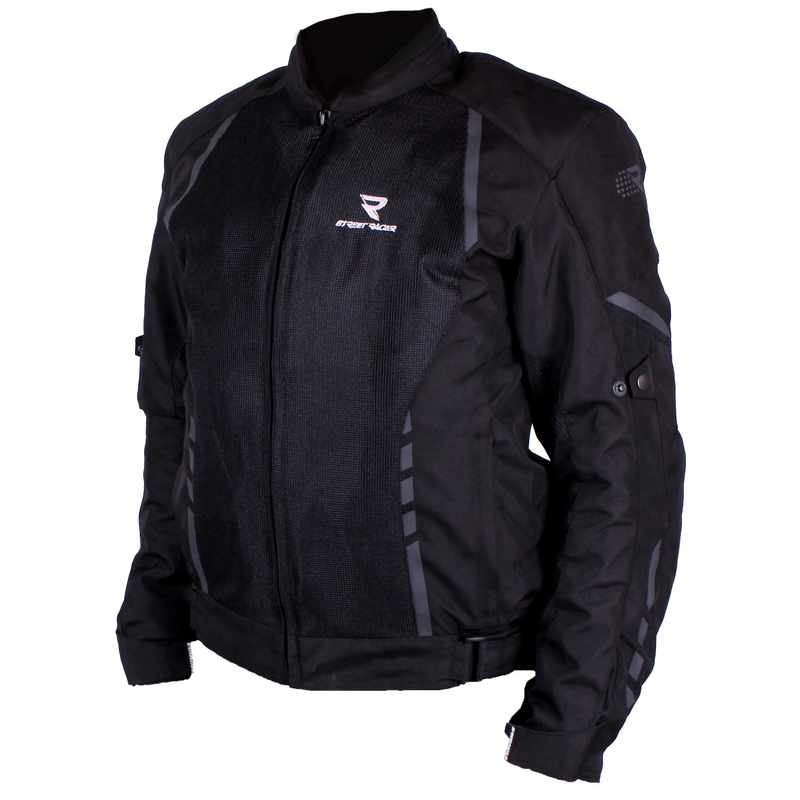 Motoros kabát Street Racer Sötét fekete akció kiárusítás