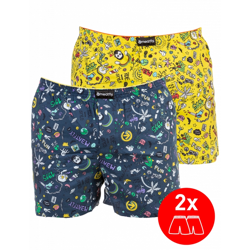 Boxers Meatfly Agostino Dupla csomag - Jamm kiárusítás