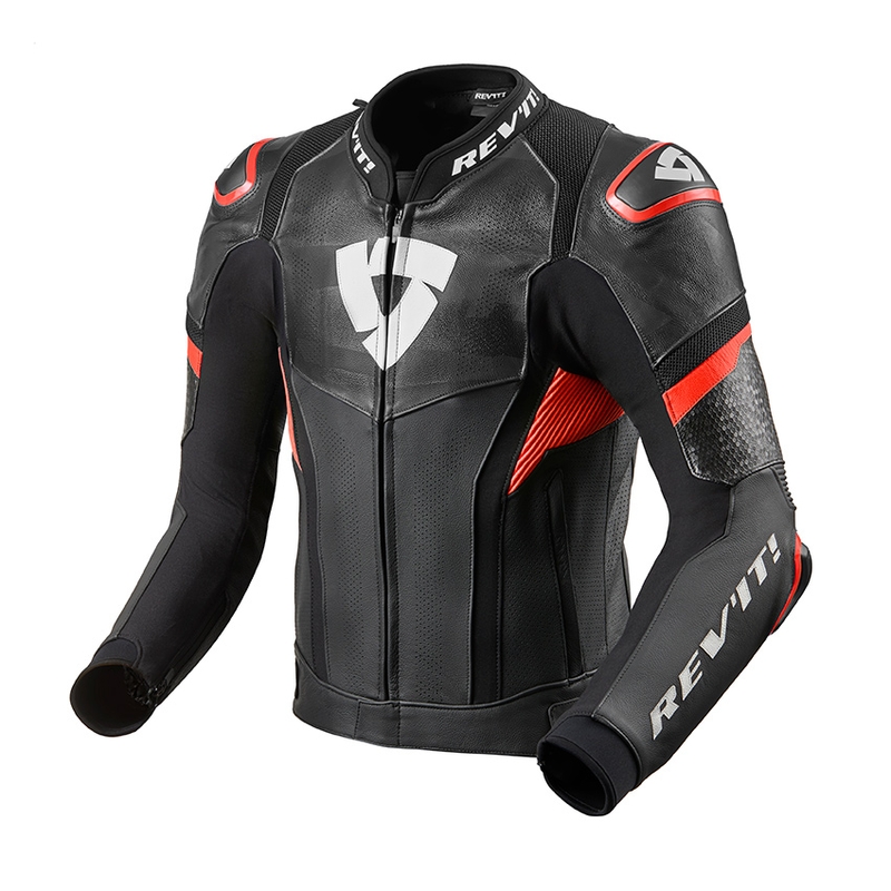 Motoros kabát Revit Hyperspeed Pro fekete-neonvörös kiárusítás
