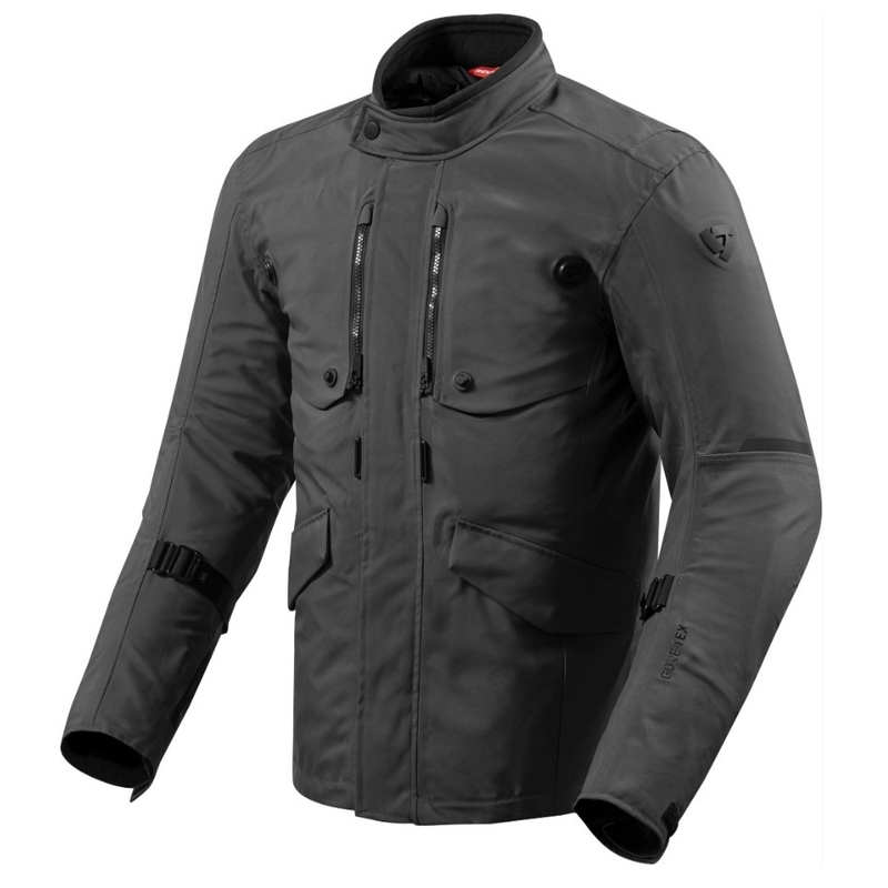 Revit Trench GTX motoros kabát fekete kiárusítás