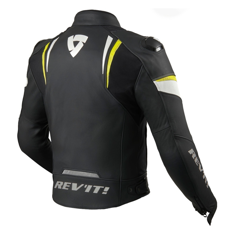 Revit Glide motoros kabát fekete-neon sárga kiárusítás