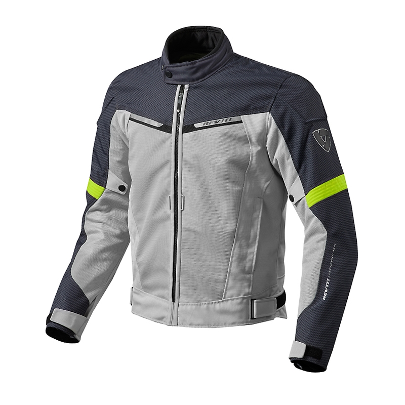 Motorkerékpár Kabát Revit Airwave 2 ezüst-fluo sárga akció kiárusítás