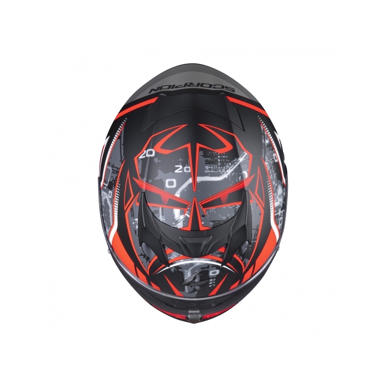 Integrált sisak Scorpion EXO-520 AIR Fabio Quartararo Replika narancs-fekete-szürke